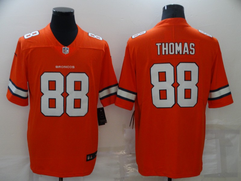 Men's Denver Broncos Demaryius Thomas #88 Orange Jersey